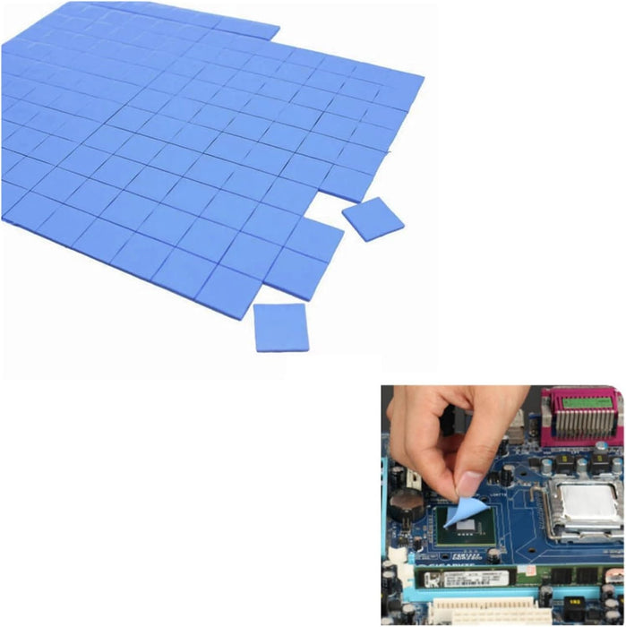 2 Almohadilla térmica azul, para GPU CPU de refrigeración disipador de calor - Quierox - Tienda Online