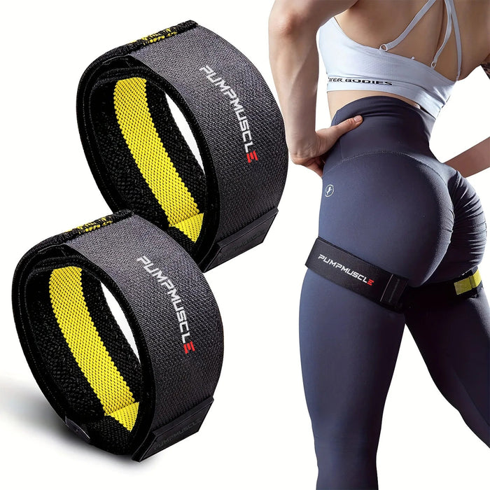 2 bandas ajustables de restricción del flujo sanguíneo de las piernas: mejoran el crecimiento y la fuerza muscular - Quierox - Tienda Online