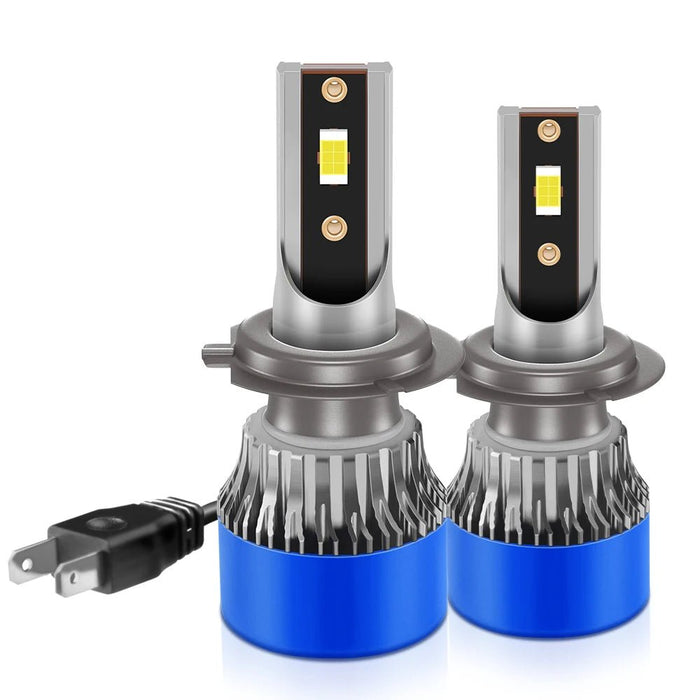 2 bombillas LED H7 de luz alta y baja para faros delanteros de coche, 12 V CC, con ventilador - Quierox - Tienda Online