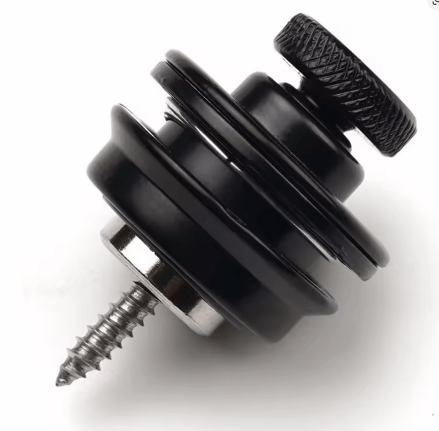 2 cierres de correa para guitarra eléctrica, de aleación de zinc, de seguridad para bajos - Quierox - Tienda Online