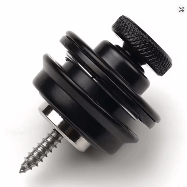 2 cierres de correa para guitarra eléctrica, de aleación de zinc, de seguridad para bajos - Quierox - Tienda Online