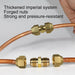 2 conectores de extensión de tubería de cobre para aire acondicionado de 3/8 y 1/4 de pulgada de diámetro - Quierox - Tienda Online