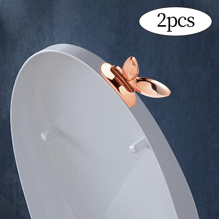 2 elevadores de tapa de inodoro dorados - Quierox - Tienda Online