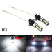 2 faros antiniebla LED H3 para coche, lámparas de alta potencia, bombillas de circulación diurna, superbrillantes - Quierox - Tienda Online