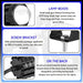 2 faros LED para motocicleta, 12 V, luces LED de alto brillo - Quierox - Tienda Online