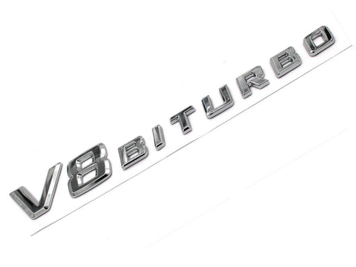 2 Inscripción 3D V8 Biturbo AMG emblema cromado logotipo E63 CL63 CLS63 G63 ML63 S63 SL63 - Quierox - Tienda Online