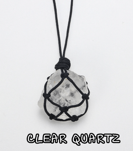 2 juegos de cuarzo collar y amuleto de amatista - Quierox - Tienda Online