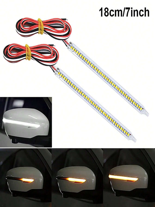 2 luces LED de señal de giro para espejo retrovisor secuencial, universales - Quierox - Tienda Online