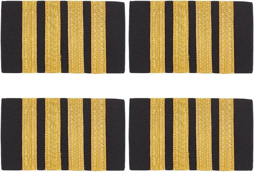 2 pares de charreteras de uniforme de piloto, tablas de hombro de capitán - Quierox - Tienda Online