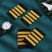 2 pares de charreteras de uniforme de piloto, tablas de hombro de capitán - Quierox - Tienda Online