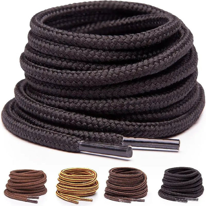 2 Pares De Cordones Redondos Resistentes Y Duraderos Para Botas De Trabajo - Quierox - Tienda Online
