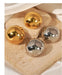 2 pares de Pendientes redondos brillantes para mujer, de acero inoxidable - Quierox - Tienda Online