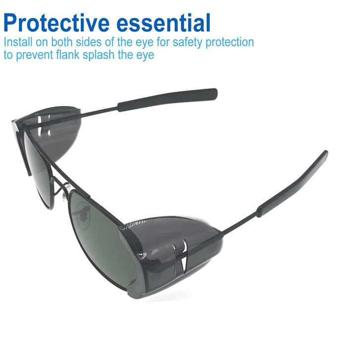 2 pares de protectores laterales para gafas de seguridad de fácil colocación - Quierox - Tienda Online