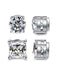 2 pares/set Pendientes magnéticos decorativos de circonita cúbica, unisex - Quierox - Tienda Online