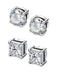 2 pares/set Pendientes magnéticos decorativos de circonita cúbica, unisex - Quierox - Tienda Online