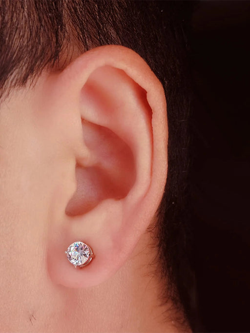 2 pares/set Pendientes magnéticos decorativos de circonita cúbica, unisex - Quierox - Tienda Online