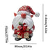 2 pcs de Adorno Navideño de Gnomo, Figura de Papá Noel de Resina, con Diseños de Copos de Nieve y Regalos - Quierox - Tienda Online