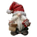 2 pcs de Adorno Navideño de Gnomo, Figura de Papá Noel de Resina, con Diseños de Copos de Nieve y Regalos - Quierox - Tienda Online