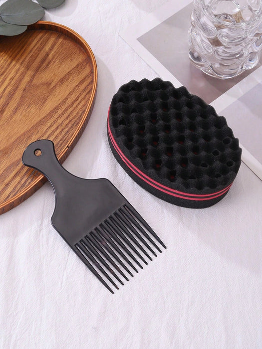 2 pcs de esponjas para cepillos de peluquería, herramientas para peinar el cabello afro - Quierox - Tienda Online