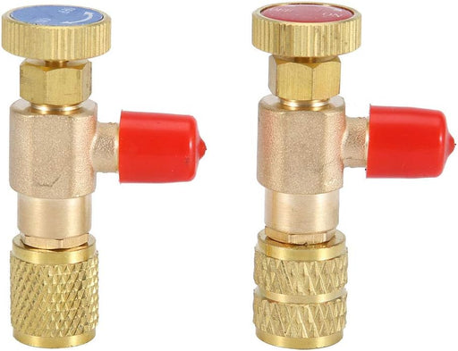 2 piezas Adaptador de seguridad para refrigerante de aire acondicionado de 1/4 - Quierox - Tienda Online