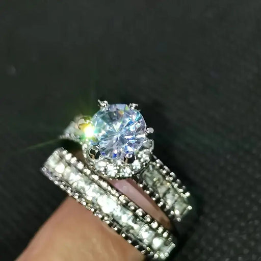 2 piezas, Anillos cuadrados hermosos y exquisitos de moda - Quierox - Tienda Online