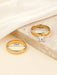 2 piezas Anillos de pareja minimalistas, incluye caja de regalo - Quierox - Tienda Online