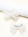 2 piezas Clips para el cabello de malla transparente blanca con perlas - Quierox - Tienda Online