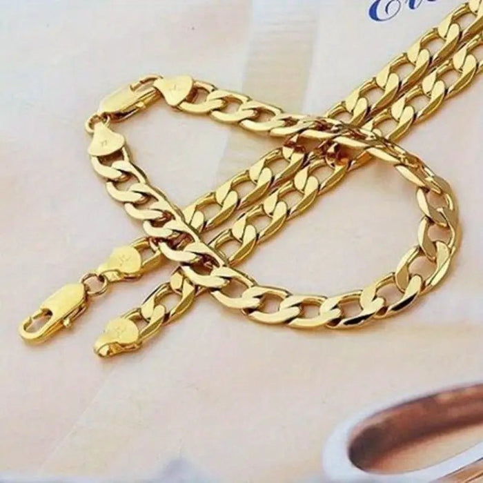 2 piezas de collar y pulsera de moda Hip Hop para hombre - Quierox - Tienda Online