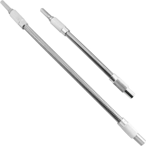 2 piezas de metal flexible broca extensión manguera 11.8 in y 7.9 - Quierox - Tienda Online