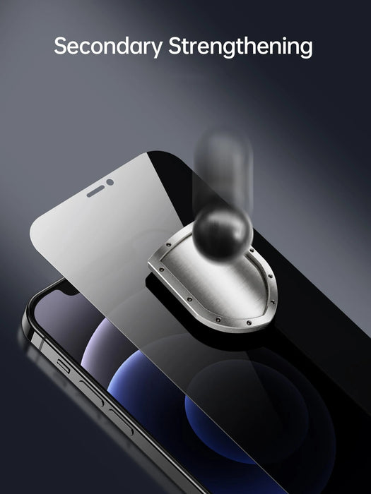 [2 piezas] Protector de pantalla de vidrio templado para privacidad compatible con iPhone - Quierox - Tienda Online