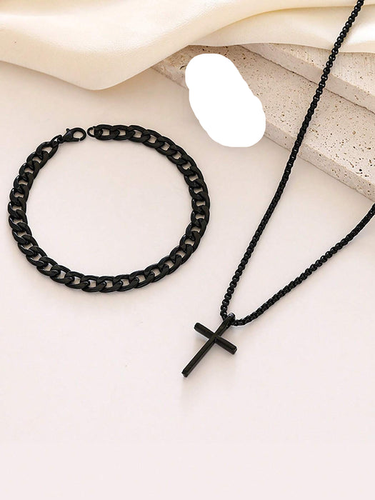 2 piezas/set de joyas de accesorio con collar, pulsera - Quierox - Tienda Online