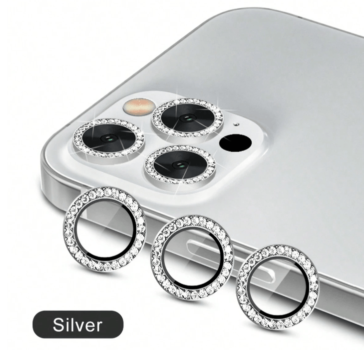 2 protector de cámara brillante con purpurina para iphone 13/13mini - Quierox - Tienda Online