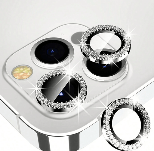 2 protector de cámara brillante con purpurina para iphone 13/13mini - Quierox - Tienda Online