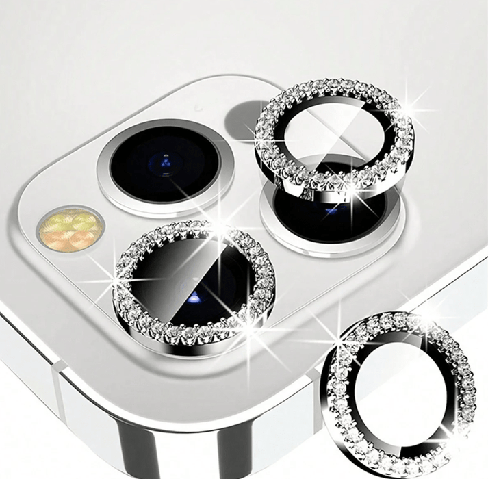 2 protector de cámara brillante con purpurina para iphone 13/13mini - Quierox - Tienda Online