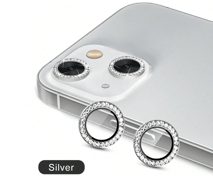 2 protector de cámara brillante con purpurina para iphone 13/13mini - Quierox - Tienda Online