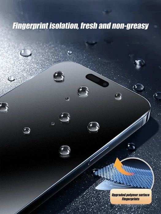 2 protectores de pantalla de vidrio templado mate antiespía - Quierox - Tienda Online