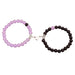 2 Pulsera de cuentas energéticas de piedra natural en forma de corazón con cierre magnético - Quierox - Tienda Online
