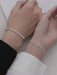 2 pulseras con forma de corazón, simples y de moda, para pareja - Quierox - Tienda Online