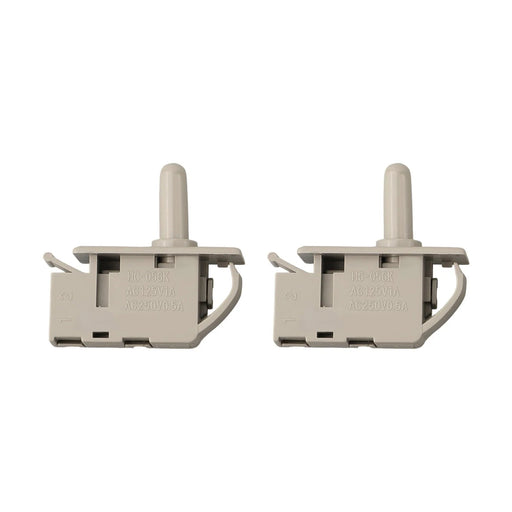 2 Pzas Interruptor de Botón Pulsador Normalmente Cerrado con Control de Luz de Puerta de Refrigerador - Quierox - Tienda Online