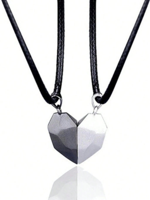 2 set Collar Magnético En Forma De Corazón Con Imán Para Pareja - Quierox - Tienda Online