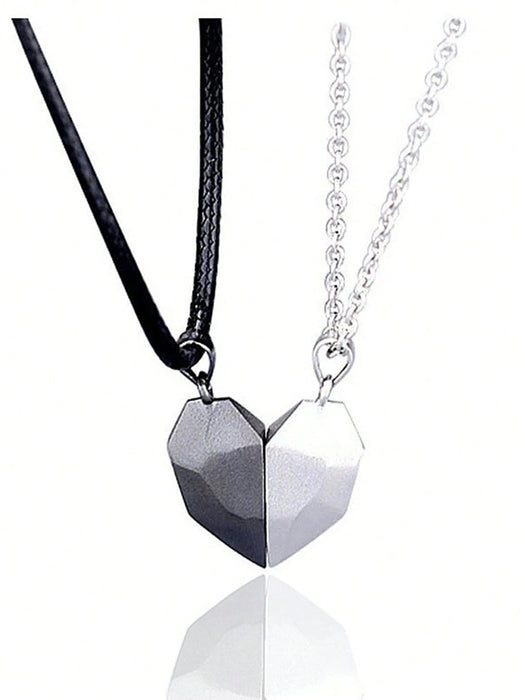 2 set Collar Magnético En Forma De Corazón Con Imán Para Pareja - Quierox - Tienda Online