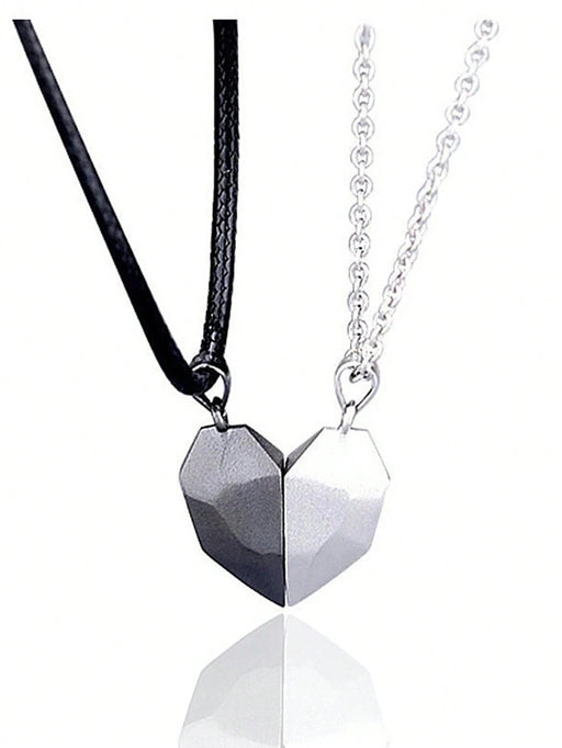 2 set Collar Magnético En Forma De Corazón Con Imán Para Pareja - Quierox - Tienda Online