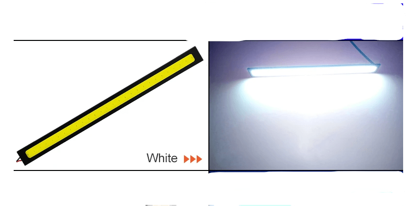 2 uds 17CM DRL bombilla LED COB luz de circulación diurna Universal impermeable - Quierox - Tienda Online