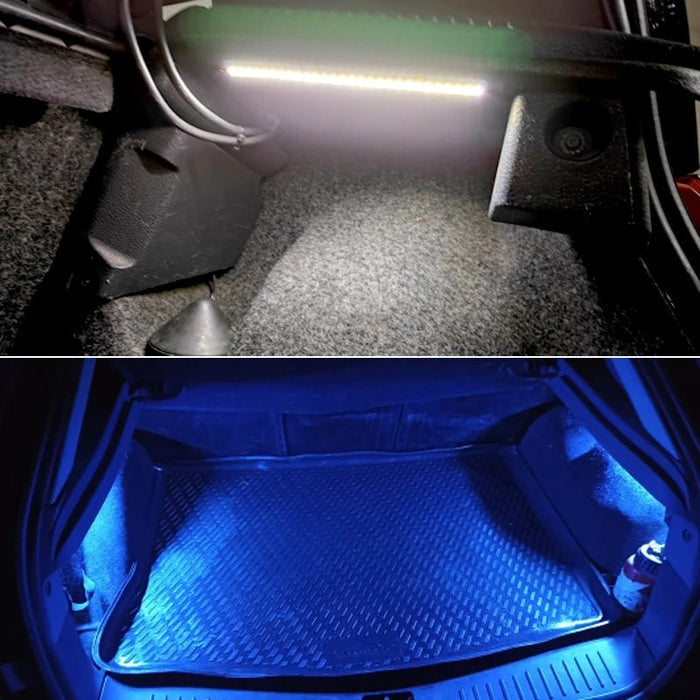2 uds 17CM DRL bombilla LED COB luz de circulación diurna Universal impermeable - Quierox - Tienda Online
