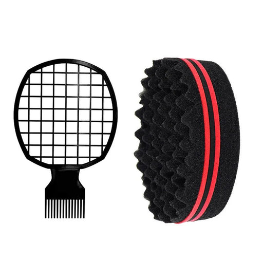 2 uds esponja de peine de pelo Afro Twist para hombres y mujeres - Quierox - Tienda Online