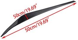 2 unids fibra de carbono delantero faro ceja párpado ajuste ajuste para Hyundai Elantra 2017 - 2018 - Quierox - Tienda Online