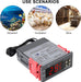 2 unids STC - 1000 controlador de temperatura digital 24 V termostato incubadora termorregulador - Quierox - Tienda Online