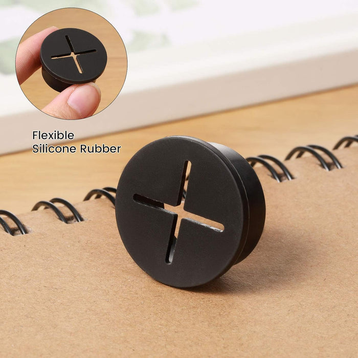 20 piezas de ojales flexibles para escritorio, ojales de silicona para cables - Quierox - Tienda Online