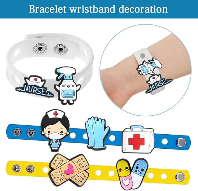 20 pines para Crocs, accesorios de zapatos para enfermeras, accesorios para zapatos - Quierox - Tienda Online
