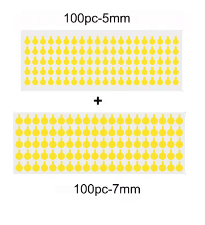 200 pegatinas protectoras antipolvo con matriz de puntos infrarrojos para cámara frontal - Quierox - Tienda Online